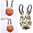thumbnail image 3 of Sac Filet de Transport en Nylon Filet de Ballon de Volleyball Basketball Soccer Sac Filet de Transport 2 Pcs Rangement Porte-Sport pour Basketball Volleyball Soccer Soccer Poche Extérieur, 3 of 7