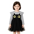 thumbnail image 2 of Baby Girl Cat Long Sleeve Tulle Tutu Dresses Fall Girls Halloween Dress Toddler Halloween Outfit 18-24 Months, 2 of 9