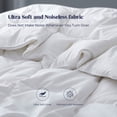 thumbnail image 4 of Peace Nest All Season White Goose Feather Down Comforter Duvet Insert Twin 68 x 88 Inches, 4 of 5