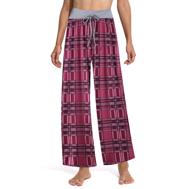 Sexy Dance Pantalones de salón Palazzo de talla grande para mujer, pantalones de pijama informales holgados de leopardo, ropa de dormir