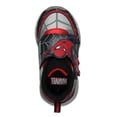 thumbnail image 3 of Spider-Man by Marvel Boys Toddler Athletic Light-up Silver Sneaker, 3 of 5
