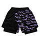 thumbnail image 1 of Pantalones cortos de compresión de Anime para hombre, ropa deportiva para gimnasio, 2 en 1, doble capa, entrenamiento, Fitness, rendimiento, 1 of 5