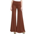 thumbnail image 2 of Made by Johnny Women's Chic Palazzo Lounge Pants L RUST, 2 of 6