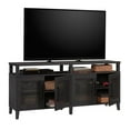 thumbnail image 3 of Pemberly Row Engineered Wood Entertainment Credenza in Raven Oak Finish, 3 of 16