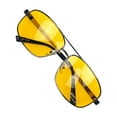 thumbnail image 4 of SHOWERORO Yellow Metal Frame Sunglasses for Night Driving Polarized Lens with Uv Protection, 4 of 8