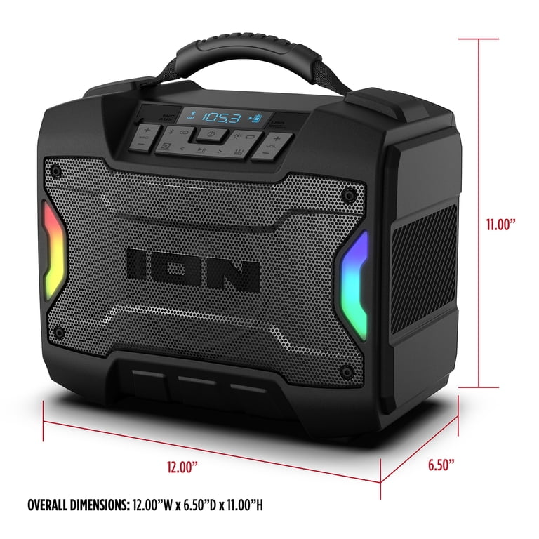 ION 22-Watt-RMS Tailgater TD Portable Bluetooth Rechargeable