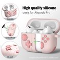thumbnail image 5 of Estuche para Airpods Pro 2 generación 2022/2023 y Airpods Pro 2019 Estuche de uso rudo con llavero Soporte de carga inalámbrica YXJ (Rosa), 5 of 5