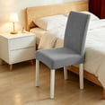 thumbnail image 5 of Premium Thick Knit Fabric Chair Covers - Washable, Removable, Stretch Fit for Dining, Office, Restaurant & Home Protection, Durable & Easy Care, 5 of 5