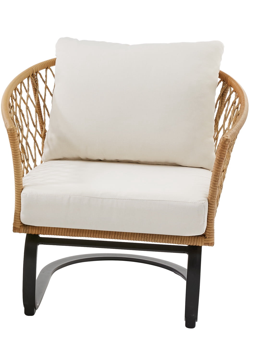 replacement patio cushions walmart on Better Homes Gardens Ventura 3 Piece White Outdoor Boho Wicker Chat Set Wicker Frame Walmart Com Walmart Com