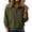 Army Green, variant on LEBONYARD Women's Trendy Plus Size Half Zipper Lapel Collar Thicken Fleece Solid Color Long Sleeve Casual Loose Warm Fit Comfy Knit Pullover Sweaters