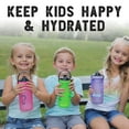 thumbnail image 3 of Live Infinitely 20 Oz Kids Water Bottle with Straw BPA Free Water Bottle, Galaxy, 3 of 8