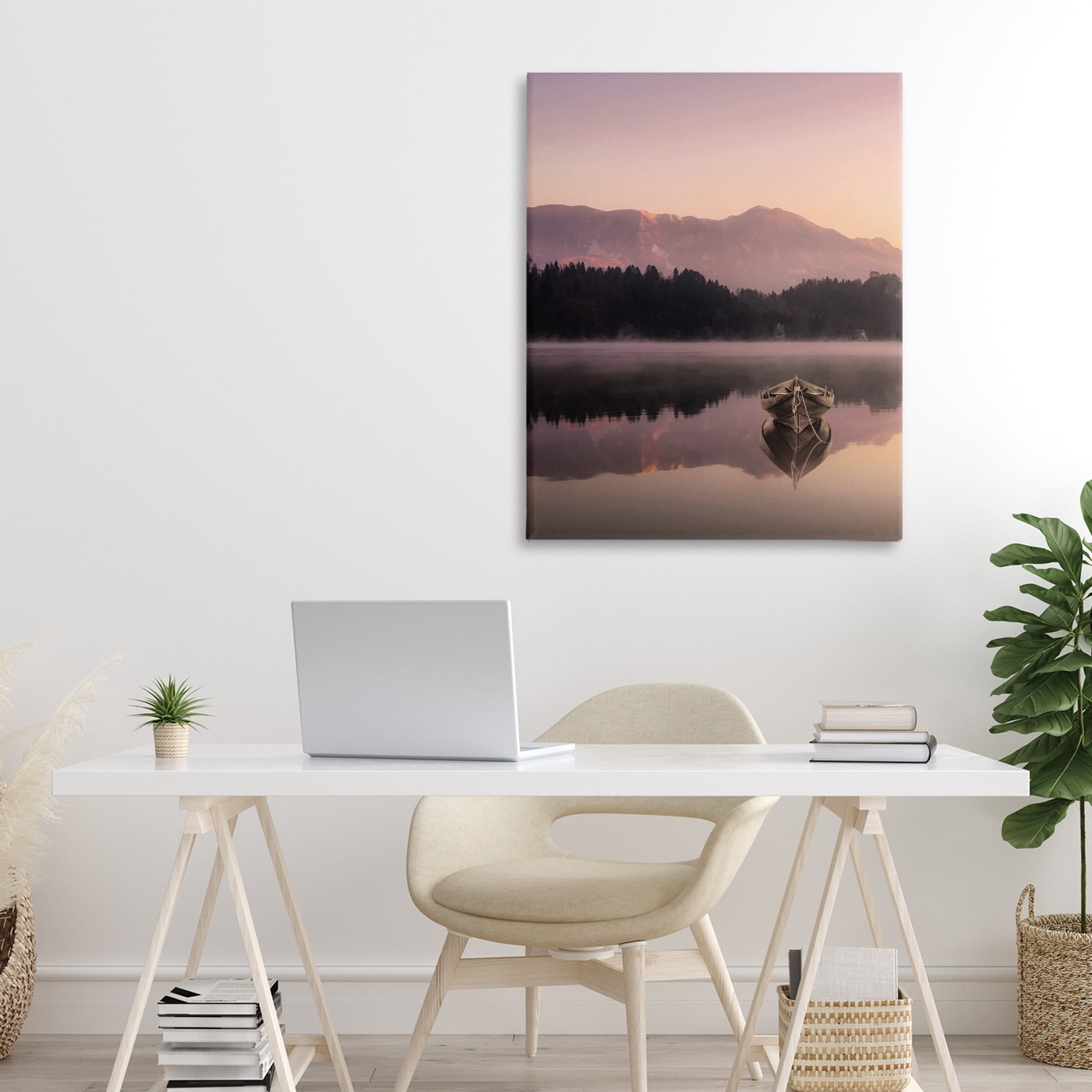 Stupell Industries Tranquil Lake Sunsets Canvas Wall Art, design by Marcus Prime