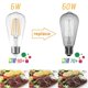 thumbnail image 3 of Bombillas LED H&D Home Interchanges Edison, 6 W, 2700 K, paquete de 12 unidades, 3 of 7