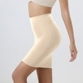 thumbnail image 4 of LNWUY Half Slips for Women Solid Color underskirt Slip Skirt High Waist under Dress Slips for under Dresses Shapewear Slip Beige XL, 4 of 6