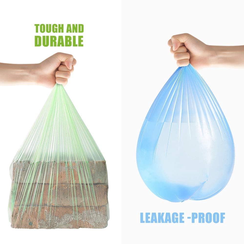 4 Gallon 330 Counts Colorful Small Trash Bags 3.8 Gal 4+ fit 15 liter Garbage by , Waste Basket, Bathroom Can Bin Liners, Plastic for home office kitchen, Multicolor