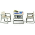 thumbnail image 2 of Spaco Kids Table and 2 Chairs Set with Storage Shelf-White, Toddler Table and Chair Set for Arts & Crafts, Snack Time, Homeschooling, Homework, 2 of 8