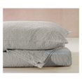 thumbnail image 2 of Matelasse Blanket Coverlet, Foliage Pattern, King, Light Grey, 2 of 2