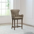thumbnail image 5 of Hillsdale Furniture Caydena Wood Counter Height Return Swivel Stool, Rustic Gray, 5 of 12
