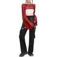 thumbnail image 3 of Women’s Cropped Knit Shrug Top Lightweight Bell Sleeve Summer Cover-Up, Soft Breathable Cropped Cardigan Shrug for Casual & Beach, Cropped Shrug Women, 3 of 12