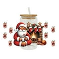 thumbnail image 1 of Christmas UV Transfer Sticker Glass Crystal Sticker 23cmX11cm G3Y4, 1 of 8