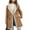 Khaki, variant on Horkkom Winter Coats for Women Button Fuzzy Fleece Jacket Casual Long Sleeve Overcoats with Pockets L