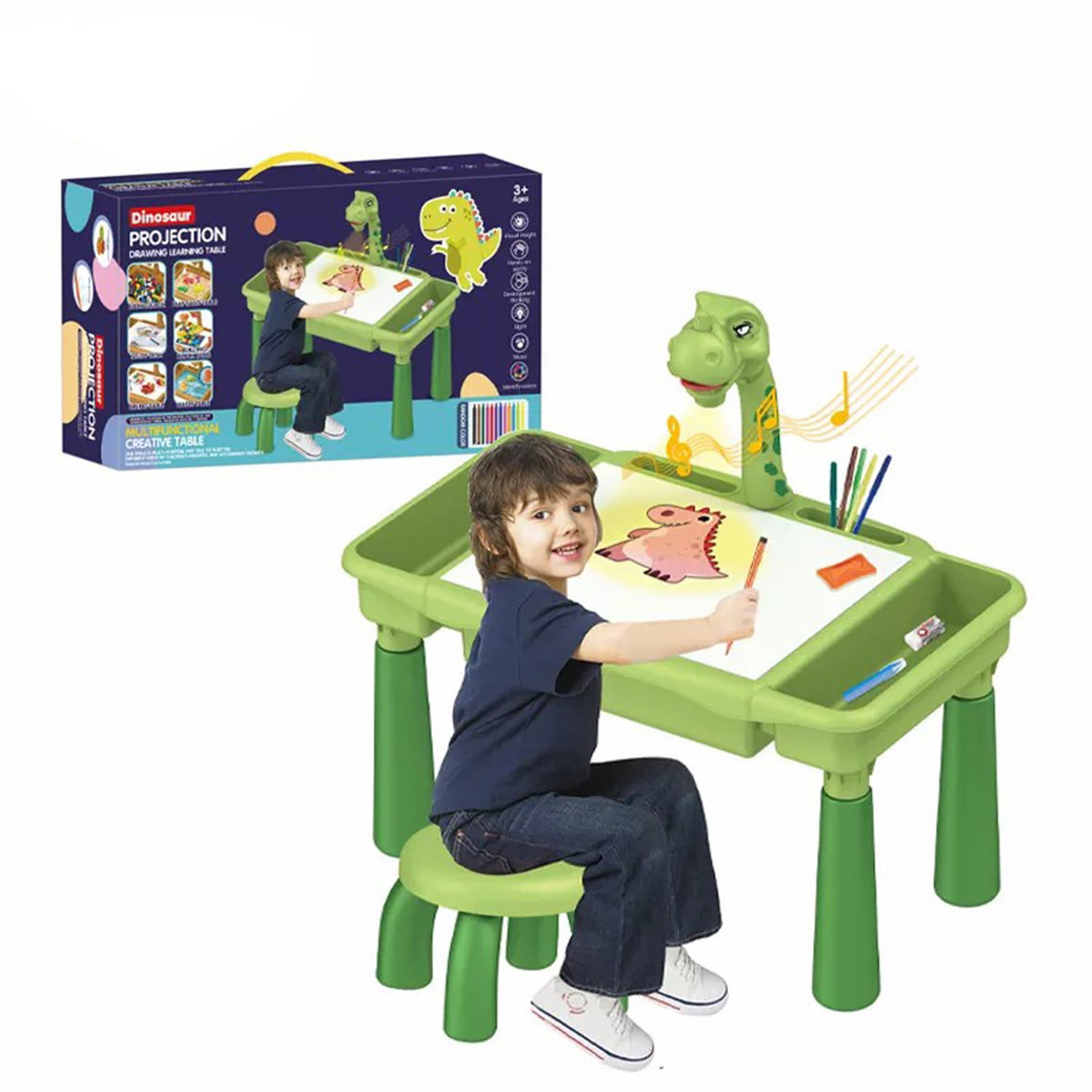 Haokanba Drawing Projector Table for Kids,Trace and Draw Projector