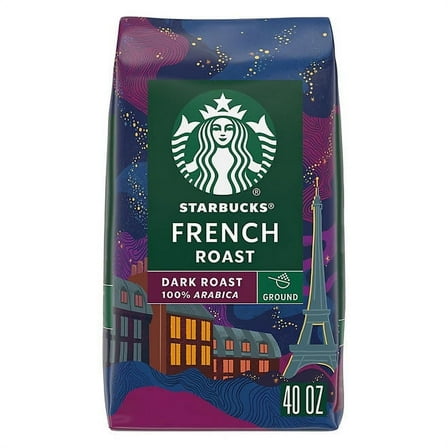 starbucks dark french roast ground coffee 40 oz