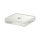 thumbnail image 2 of Caja de almacenamiento de huevos para refrigerador, contenedor reutilizable con tapa para gabinete Blanco, 2 of 9