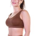 thumbnail image 2 of Angelina Wire-Free Seamless U-Back Bralettes with Adjustable Closure (6-Pack), 2 of 6