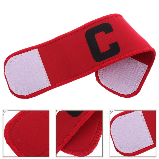 WHAMVOX Captains Arm Band Soccer Adjustable Sport Captains Armband Chloroprene 1Pcs For Matches Training Sessions
