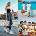 thumbnail image 7 of Flower Lunch Bag for Women Men Reusable Insulated Lunch Bags, Leakproof Cooler Food Lunch Tote Bag, Large Capacity Lunch Box for Work School Travel Picnic, 7 of 7