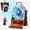 Orange, variant on Henotian Camping Fan,Portable Fan for Travel, 20000mAh Rechargeable Desk fan, Battery Operated Fan with Hanging Hook for Tent,Office,Travel,Fishing,Picnic