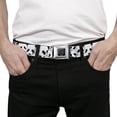 thumbnail image 3 of Buckle-Down Belt, Seatbelt Buckle Belt, Panda Bear Stacked, Youth 22 to 32 Inches, 3 of 9