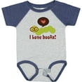 thumbnail image 3 of Inktastic I Love Books Bookworm Boys or Girls Baby Bodysuit, 3 of 5
