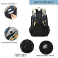 thumbnail image 4 of FORMRS Unisex School Backpack 17" Student Travel Bag with Laptop Compartment, Evening Mountain Road, 4 of 7