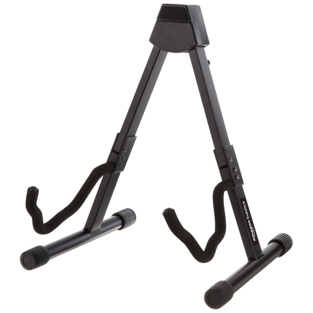 Soporte para guitarra Amazon Basics con marco ajustable en forma de A negro