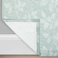 thumbnail image 2 of Brookstone® Zoey Leaf 84-Inch Rod Pocket 100% Blackout Window Curtain Panel in Spa, 2 of 3