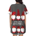 thumbnail image 4 of Womens Pajama Sets With Pocket, Chillin with My Gonme Lounge Sets Short Sleeve Sleepwear PJ Sets for Women, 4 of 6