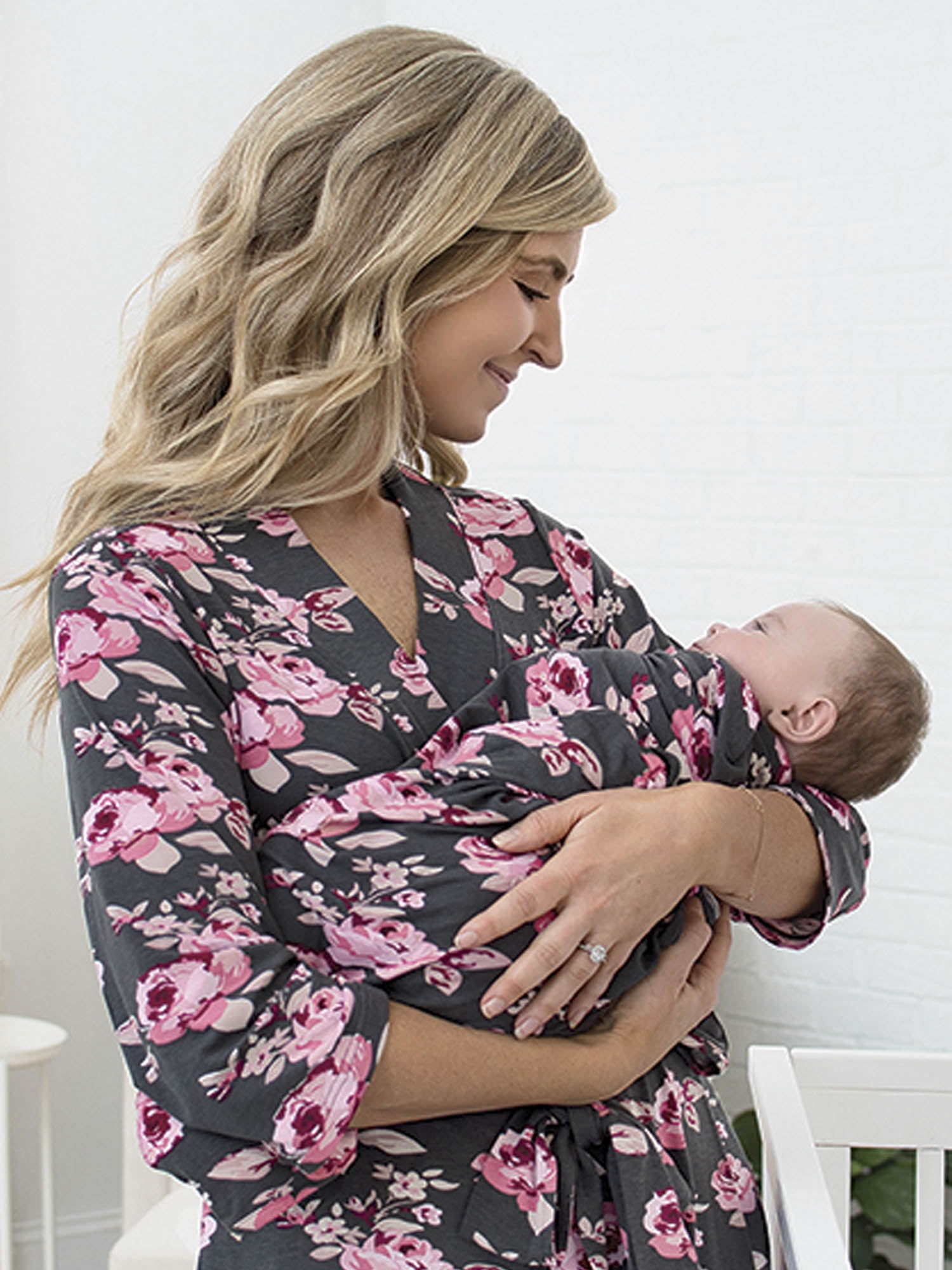 Modern Moments by Gerber Baby Boy Baby Girl Unisex Robe Swaddle Blanket Set 2 Piece Walmart