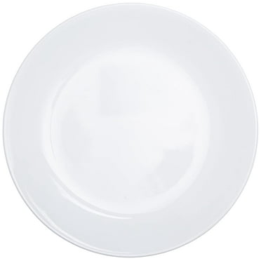 Corelle Winter Frost White Lunch Plates Set (8-1/2-Inch, 6-Pieces, White)