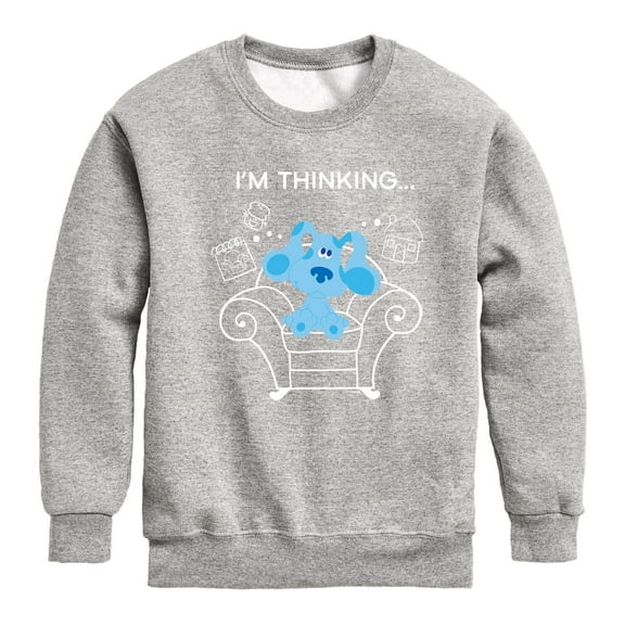 Blue Clues & You! - Blue's Thinking Chair - Toddler And Youth Crewneck Fleece Sweatshirt