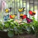 thumbnail image 2 of 50 piezas de estacas de mariposa, estacas de mariposas impermeables, adornos de jardín y decoración de patio, suministros para fiestas de mariposas, estacas de jardín decorativas para Navidad al aire, 2 of 2
