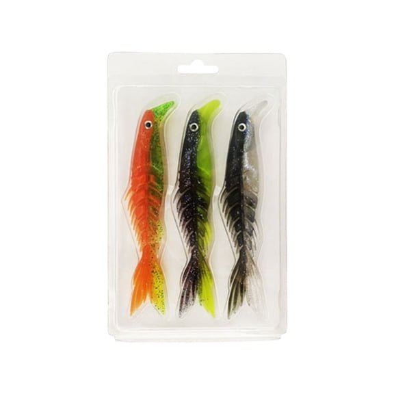 TOPRenddon Soft Fishing Lures Plastic Paddle Tail Swim Baits Kit for Bass Trout Walleye Crappie 5 Mixed Colors Fishing Soft Plastic Lure Kit
