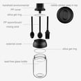 thumbnail image 5 of Glass Transparent Seasoning Bottle Kitchen Salt Spice Jar With Spoon Moisture-Proof Honey Jar, 5 of 8