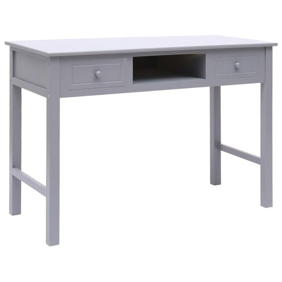 Ubesgoo Modern Console Table Office Desk Computer Desk Sofa Table Hall Table Side Desk Accent Table with 2 Storage Drawers & Opening Shelf for Entryway Office Hallway Living Room