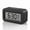 Black, variant on DAYBETTER Square Digital Alarm Clock, USB charging Clock Mini , Bedside Clock with Night Light, Large Display, Snooze, Temperature, for Living Room, Bedroom, Office