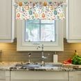 thumbnail image 2 of Yayeee Kitchen Valance Rod Pocket 54" x 18" Living Room Window Curtain, Floral Easter Eggs, 2 of 6