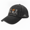 Baseball Black / Khaki Cap, variant on Custom Name Spooky and Feral Halloween Embroidered Washed Dad Hat, Personalized Retro Cute Animals Baseball Cap, Halloween Gift