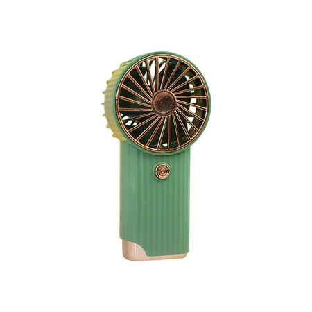 

WMYBD Gifts FansElectroplating Grille Fan Mini Rechargeable Small Fan USB Portable Small Table Fan