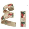 thumbnail image 1 of CEHVOM Christmas Print Ribbon 5CM Wide Ribbon Christmas Tree Decoration Ribbon Christmas Decoration, 1 of 2